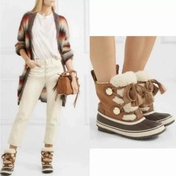 Sorel Chloe Boot Womens US 7 No Liners some wear - Picture 3 of 11